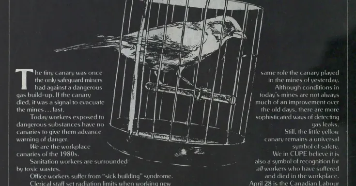 Early ad for the Canary