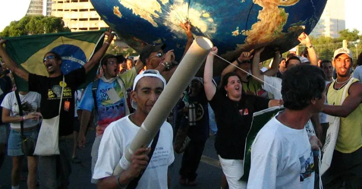 World social forum crowd